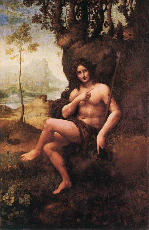 LEONARDO da Vinci St John in the Wilderness oil painting picture